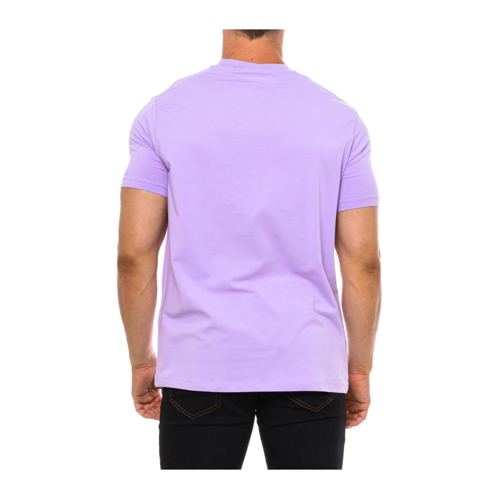 Karl Lagerfeld Klassieke stijl T-shirt met korte mouwen Purple Heren