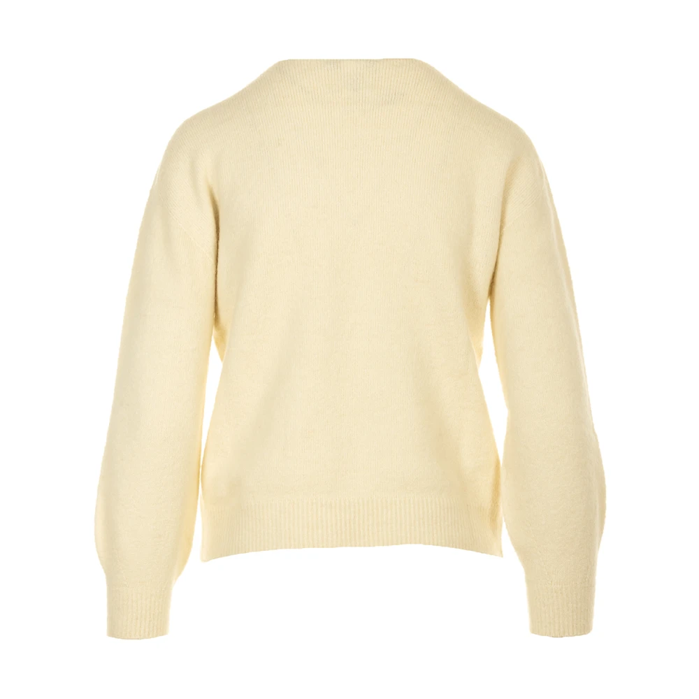 Kangra Crème V-hals trui Beige Dames