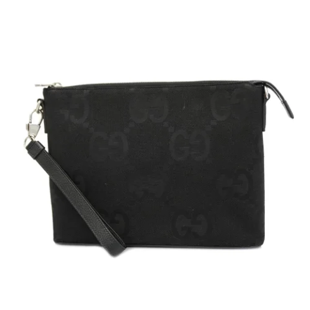 Gucci Vintage Pre-owned Canvas gucci-bags Black Dames