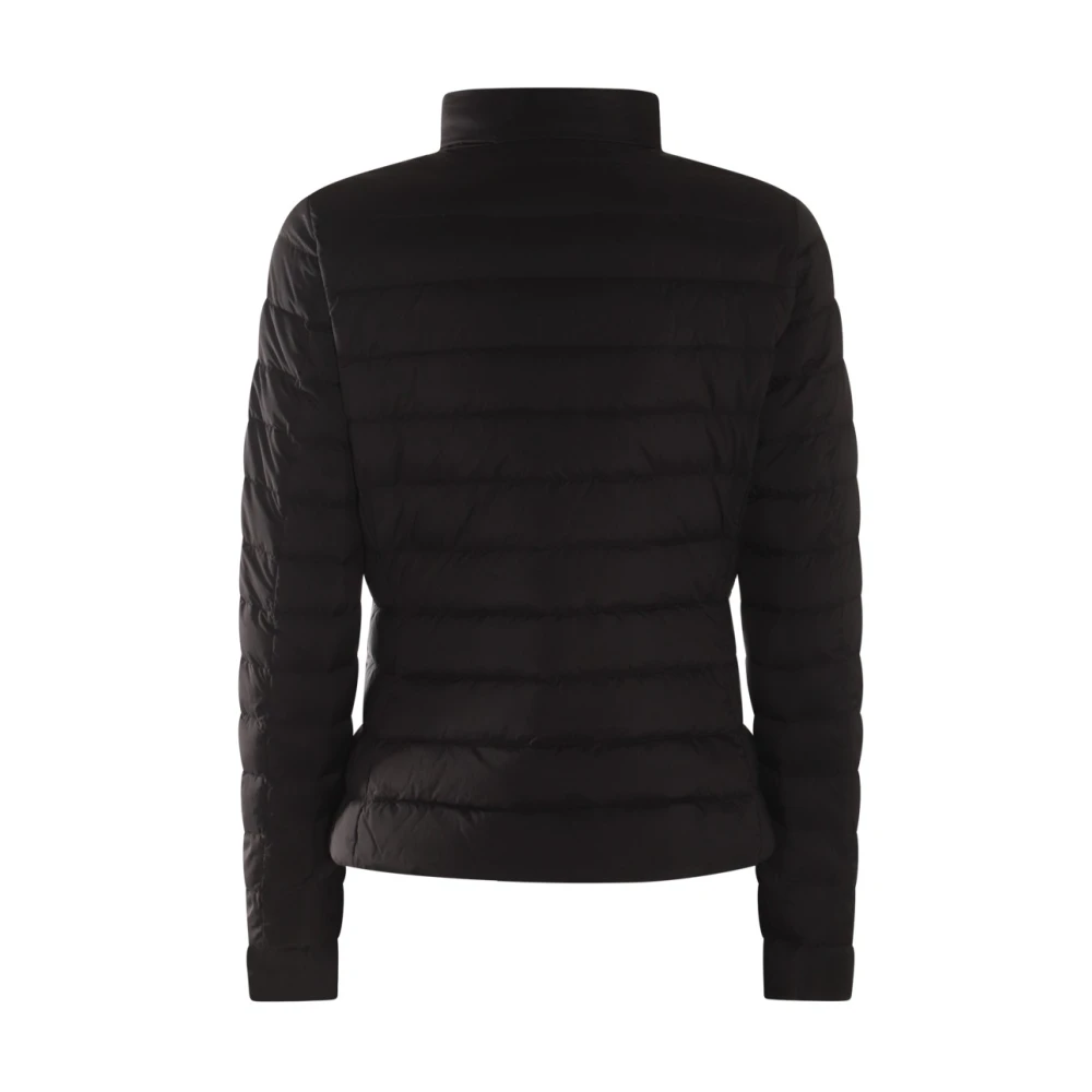 Moorer Zwarte Nylon Donsjas Dubbele-Borst Black Dames
