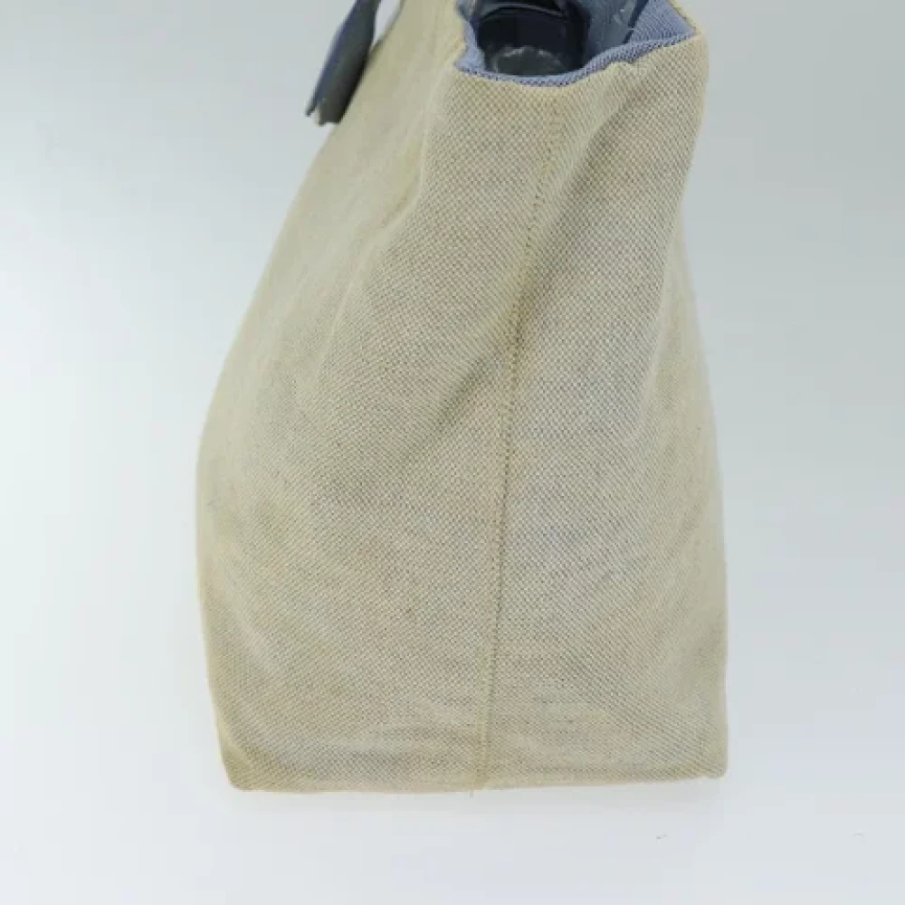 Prada Vintage Pre-owned Canvas totes Beige Dames
