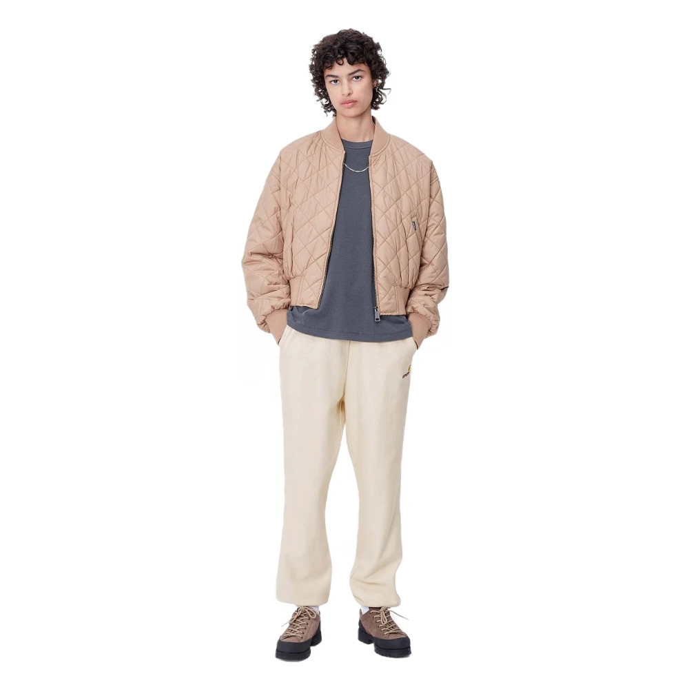 Carhartt WIP Amerikaanse Script Lange broek White Dames