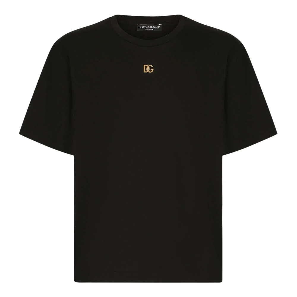Dolce & Gabbana Heren T-shirt van hoge kwaliteit Black Heren