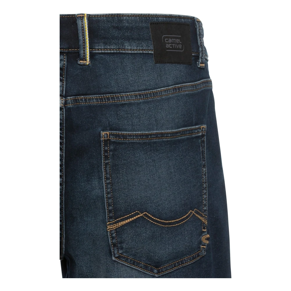 camel active Casual Denim Shorts Blue Heren