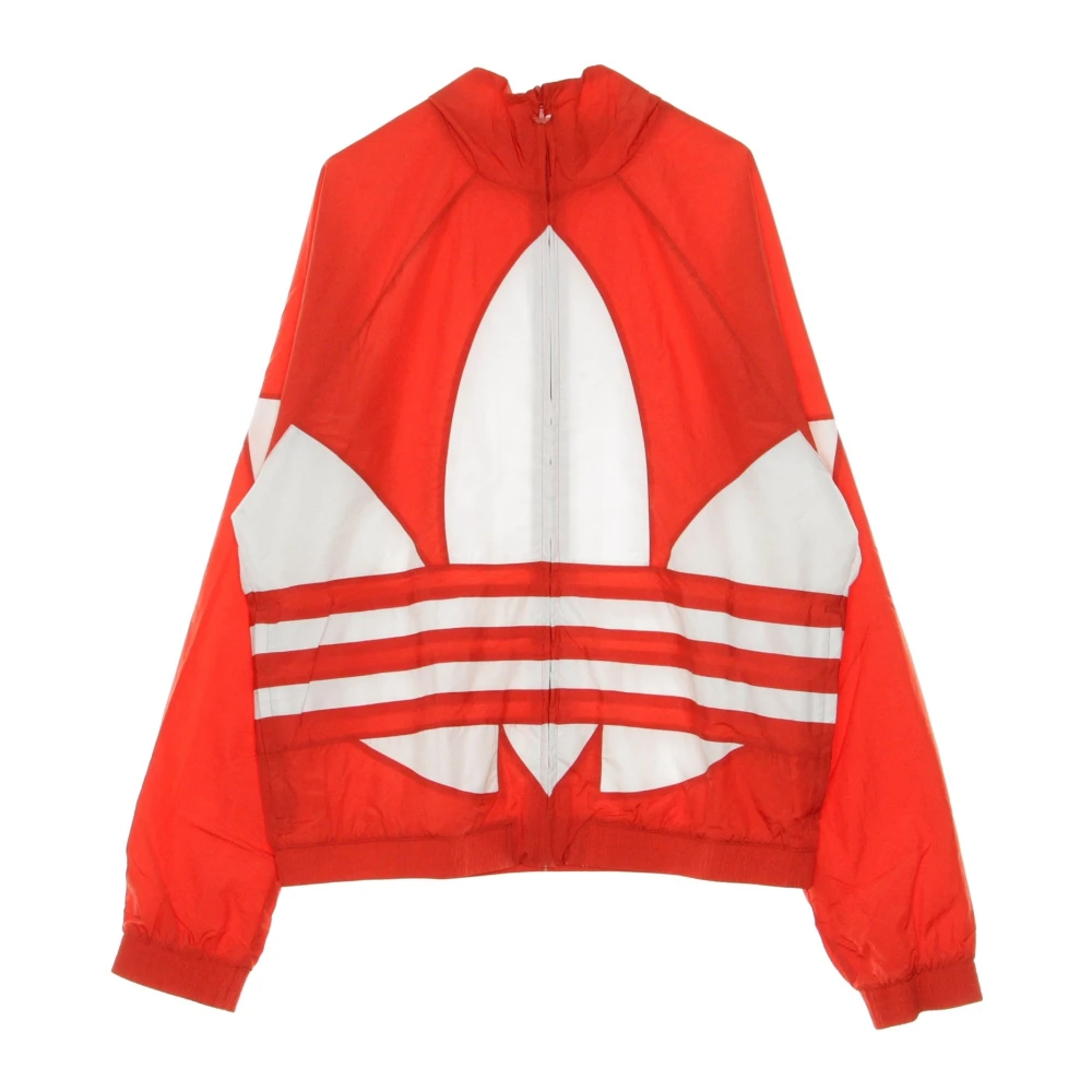 Adidas Heren Windjack Big Trefoil Rood Red Heren