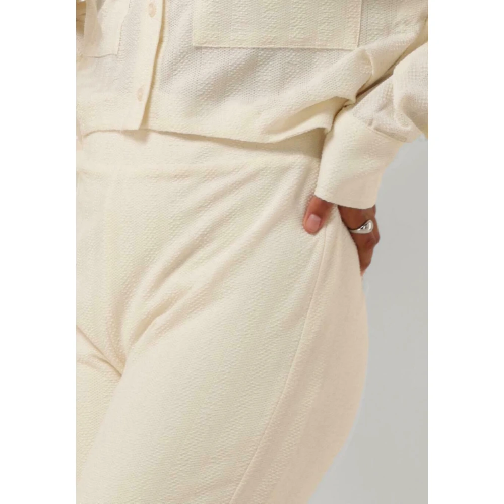 Refined Department Nova Gestreepte Broek Beige Dames