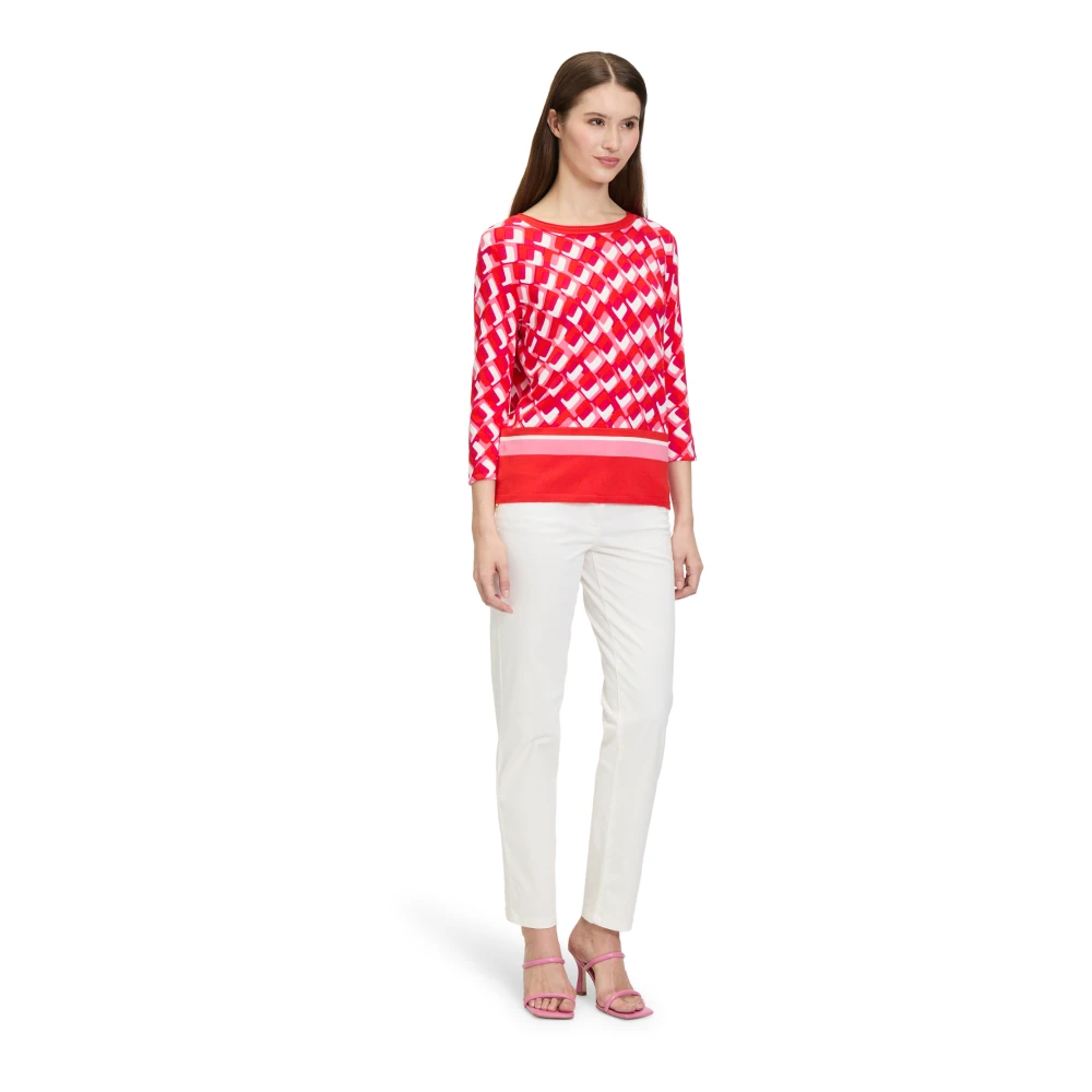 Betty Barclay Grafische Color-Block Trui Multicolor Dames