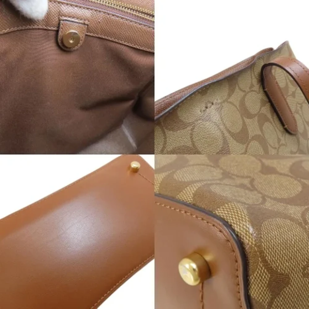 Coach Pre-owned Plastic totes Brown Dames