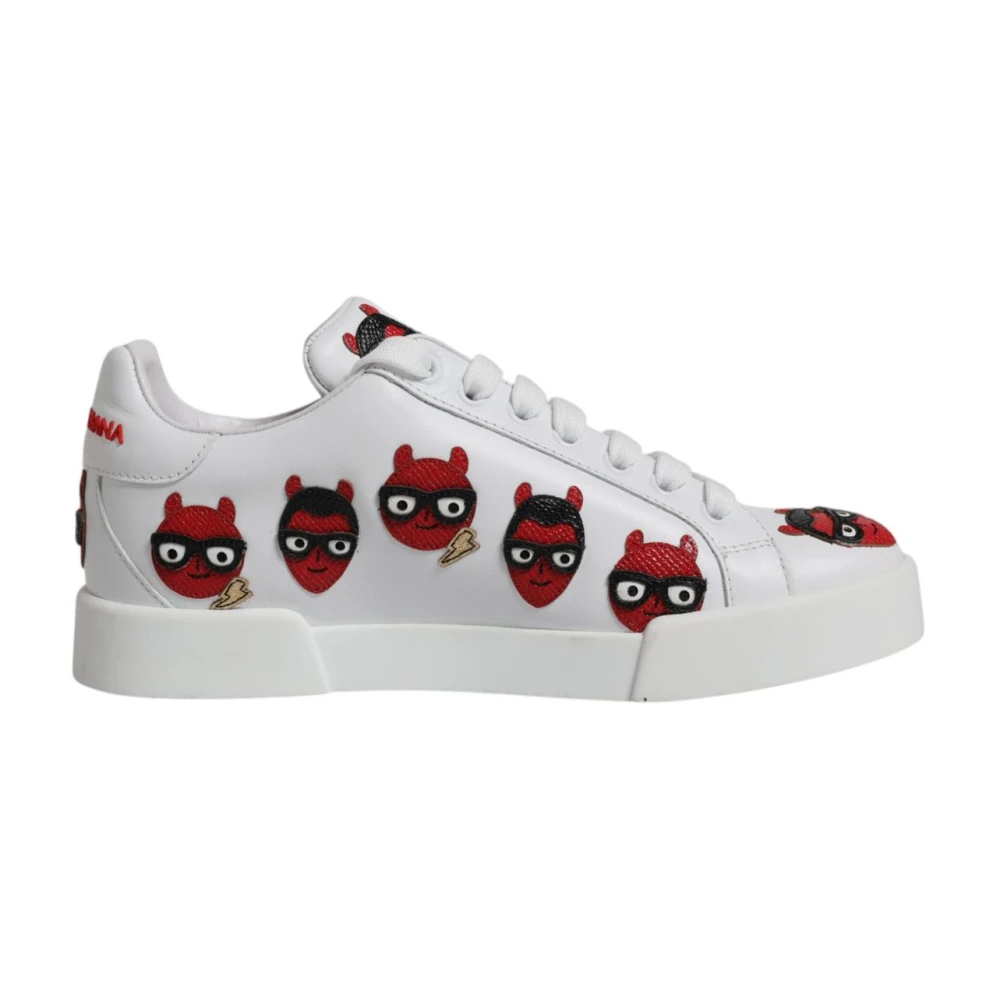 Dolce & Gabbana Damen Weiß Schuhe, 36 Eugröße: