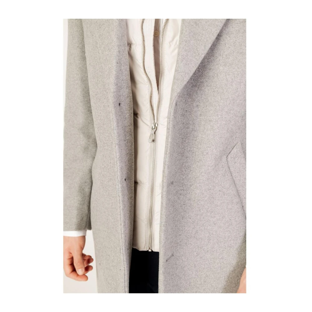 Antony Morato Grijze Wollen Blend Jas Mannen Gray Heren