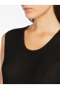 pull-sans-manches-noir-en-viscose-cotelee
