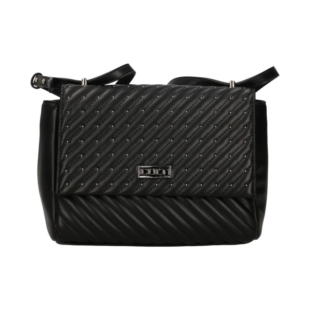 Cult Zwarte Schoudertas Medium Flap Black Dames