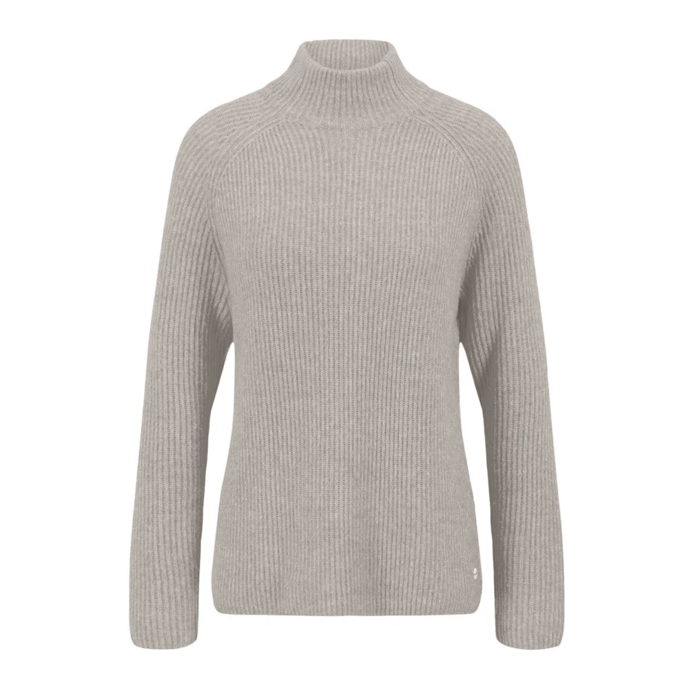 FYNCH-HATTON Melange Coltrui Trui Beige Dames