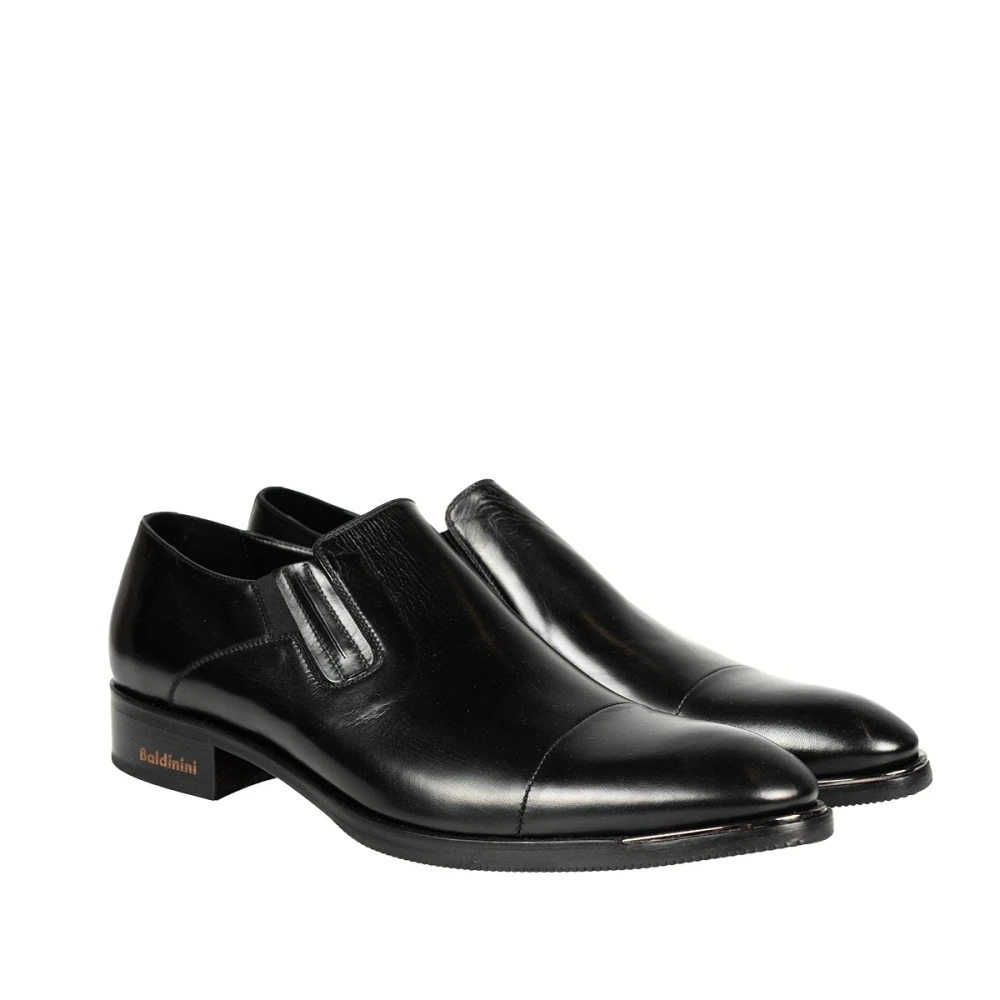 Baldinini Herren Schwarz Schuhe, K, 46 Eugröße: