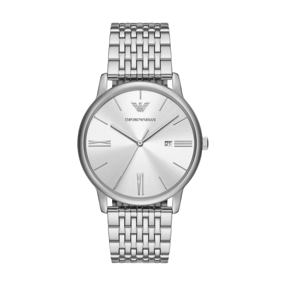Emporio Armani Hombre Gris Accesorios, Talla: One Size