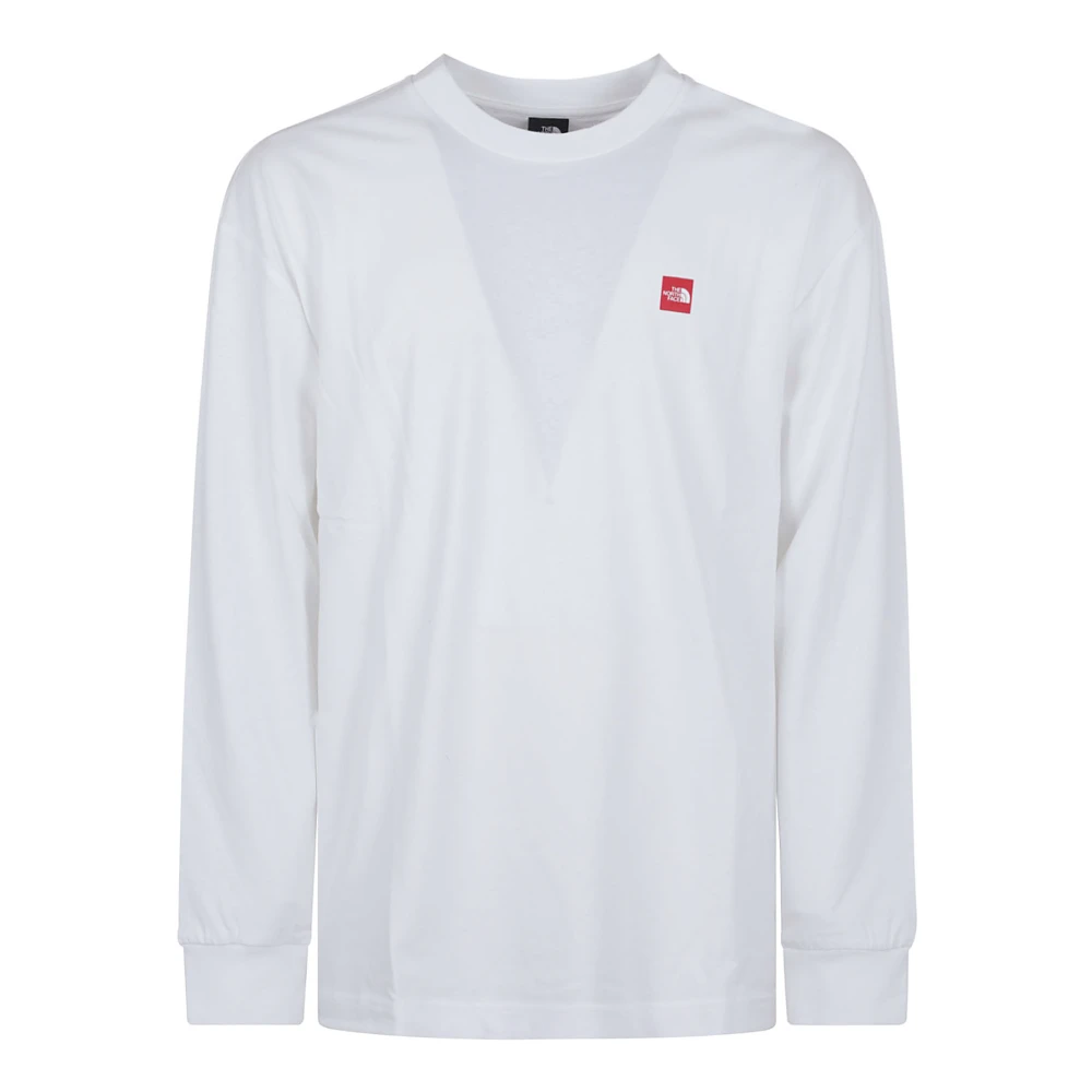 The North Face Oversized Longsleeve Tee White Heren