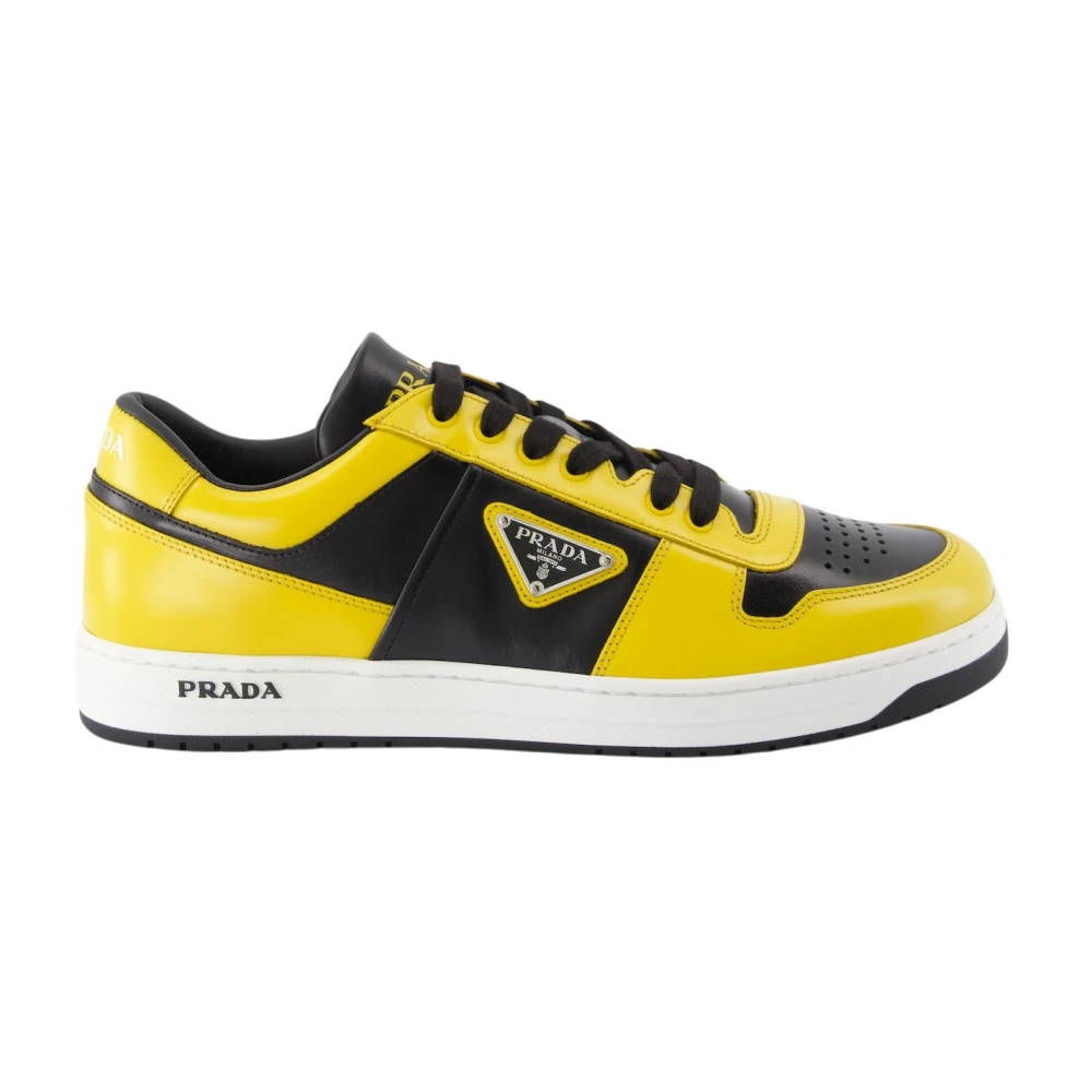Prada Urban Läder Sneakers Yellow, Herr