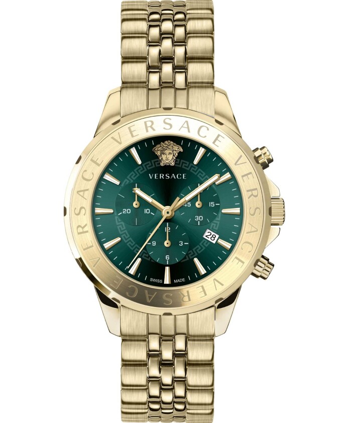 chronographe-signature-montre-homme-cadran-vert