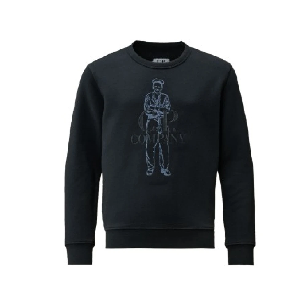 C.p. Company Men's Blue Stylish Sweaters Collection