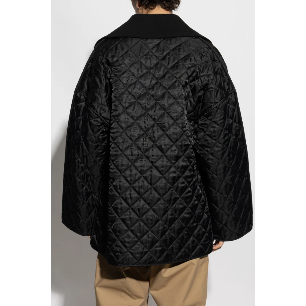 Jil Sander Gewatteerde jas Black Heren