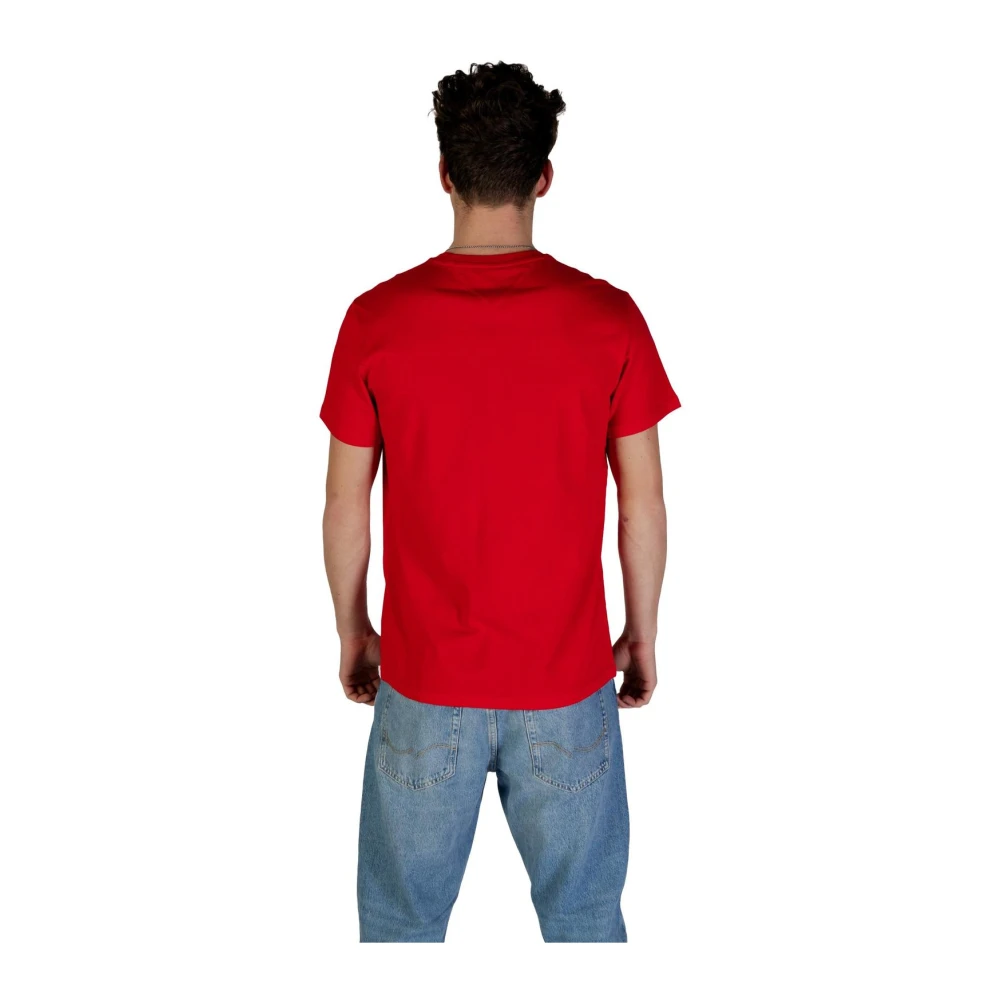 Tommy Jeans Rood Bedrukt Katoenen Ondergoed Red Heren