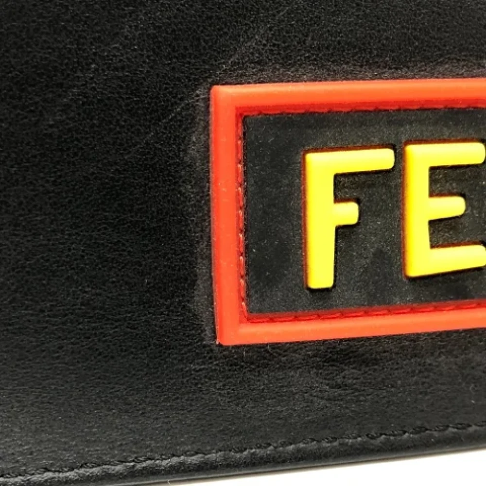 Fendi Vintage Pre-owned Leather fendi-bags Black Heren