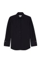 chemise-noire-a-double-poignet