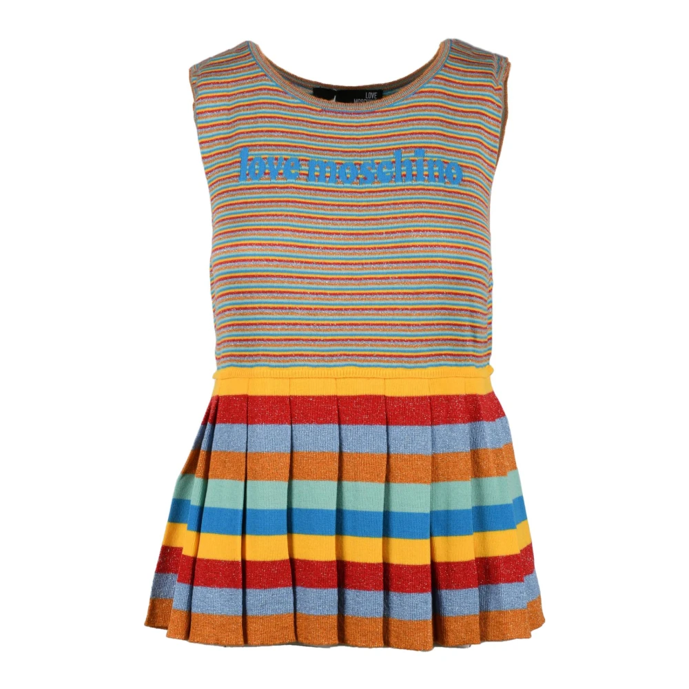 Love Moschino Stijlvolle Gebreide Trui Multicolor Dames