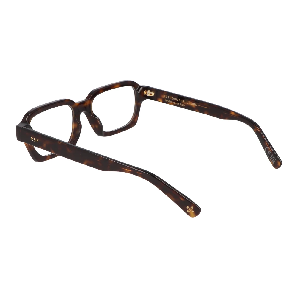 Retrosuperfuture Rechthoekige Bril Brown Unisex