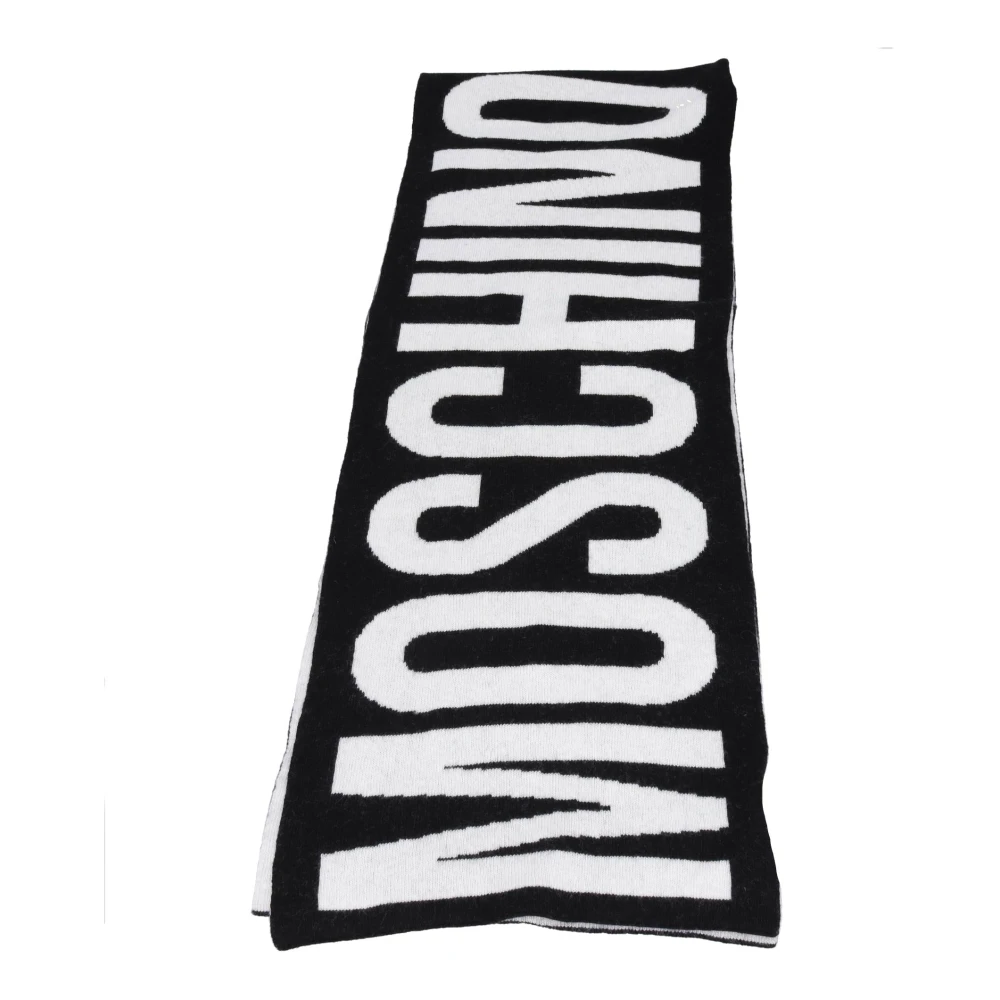Moschino Sjaals Zwart Black Dames