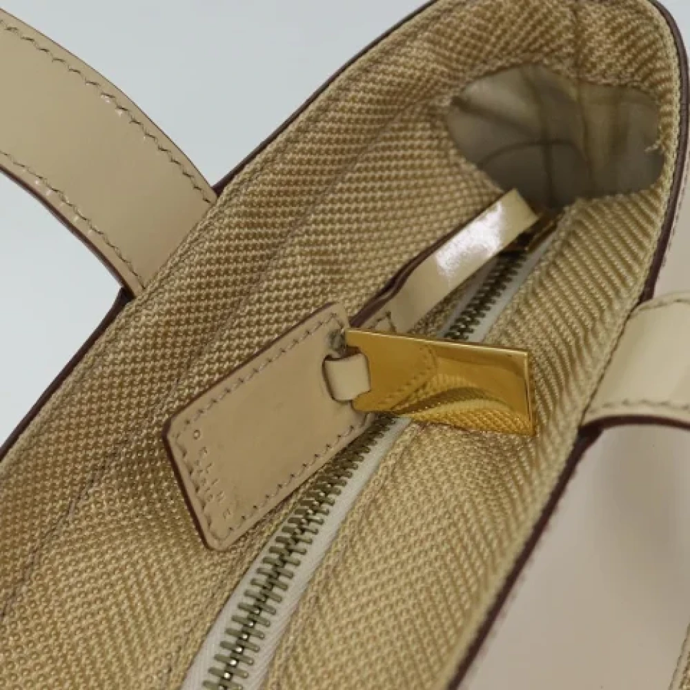 Celine Vintage Pre-owned Canvas celine-bags Beige Dames