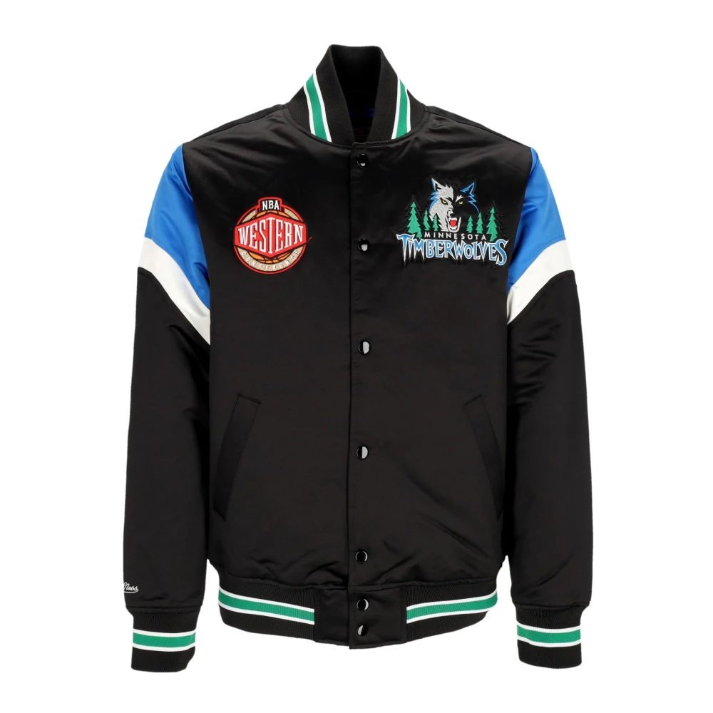 Mitchell & Ness NBA Bomberjack Minnesota Timberwolves Viering Multicolor Heren