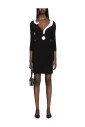 robe-noire-avec-design-point-dinterrogation-blanc