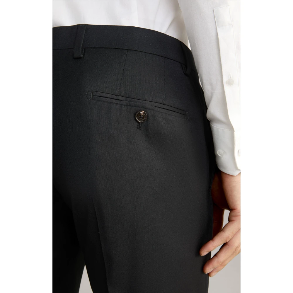 Joop! Klassieke zwarte wollen broek Black Heren
