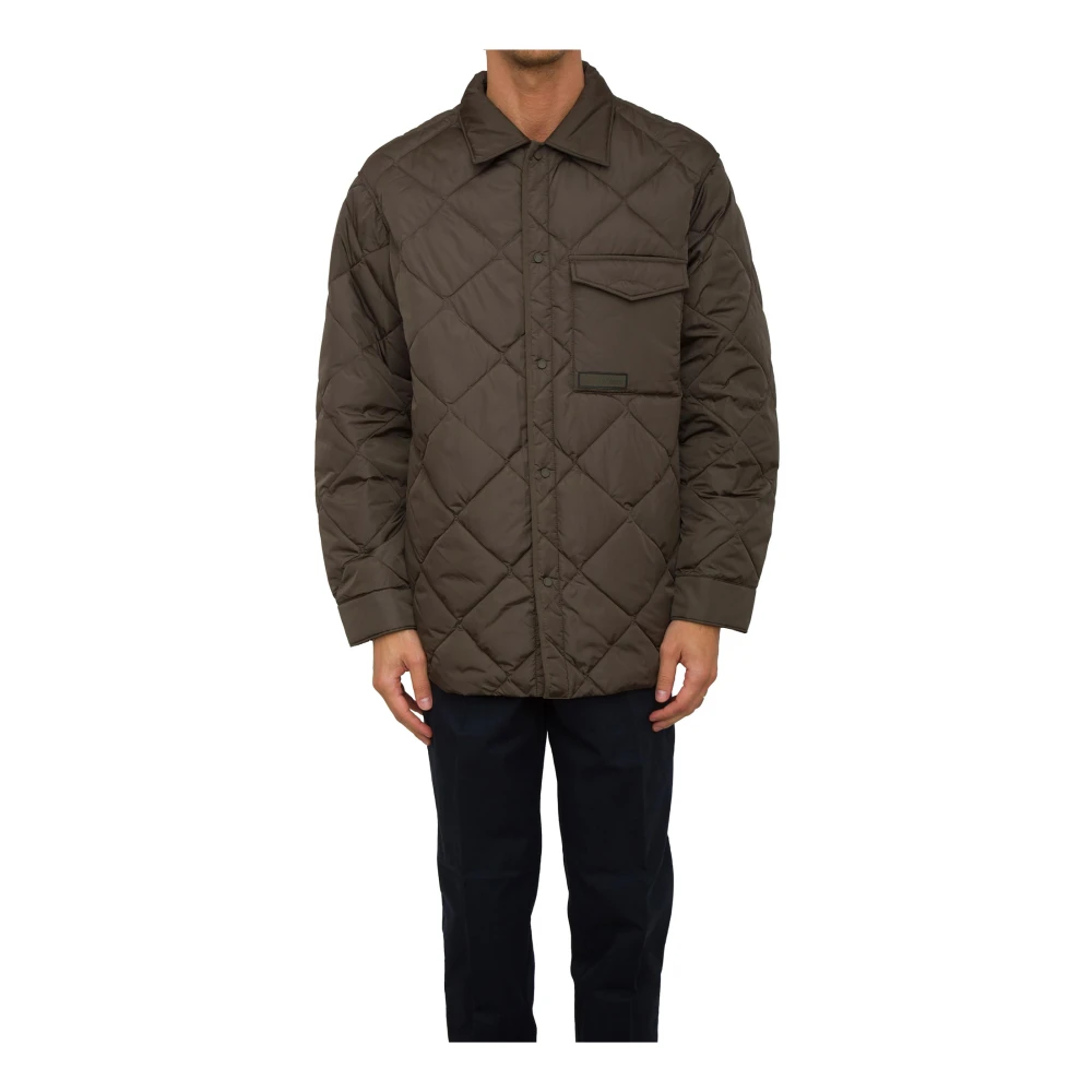 Armani Exchange Men's Green Winter Jackets,, Blouson Jacket Small
