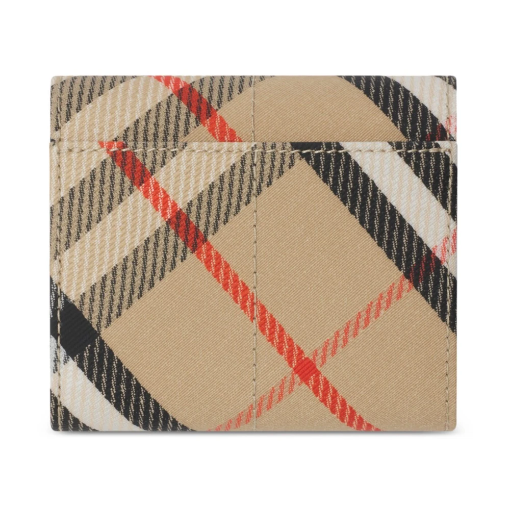 Burberry Sand Trifold Portemonnee Beige Dames
