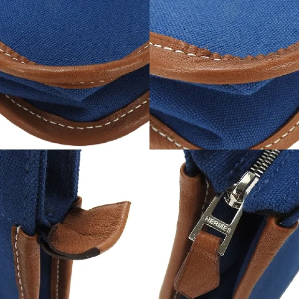 Hermès Vintage Pre-owned Canvas clutches Brown Dames