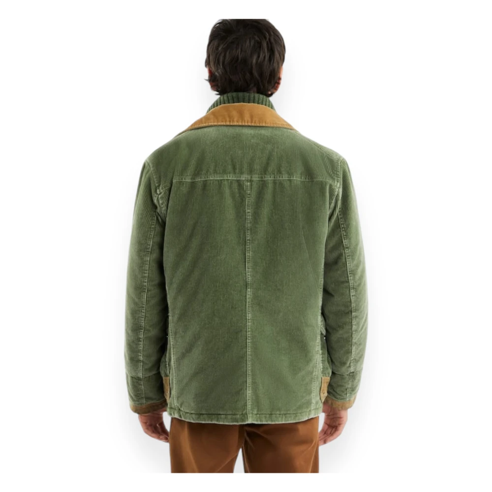 Fay Stijlvolle jas met 4 haken Green Heren