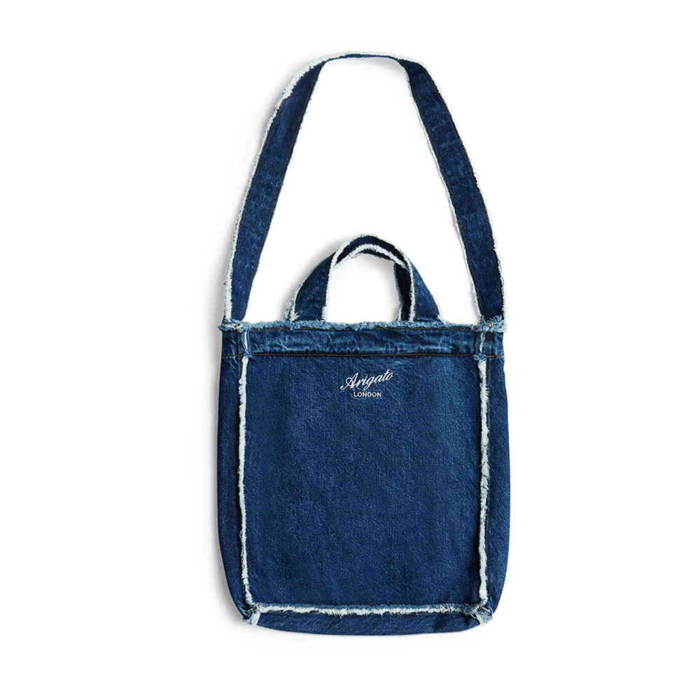 Axel Arigato Dune Frayed A Denim Tas Blue Dames