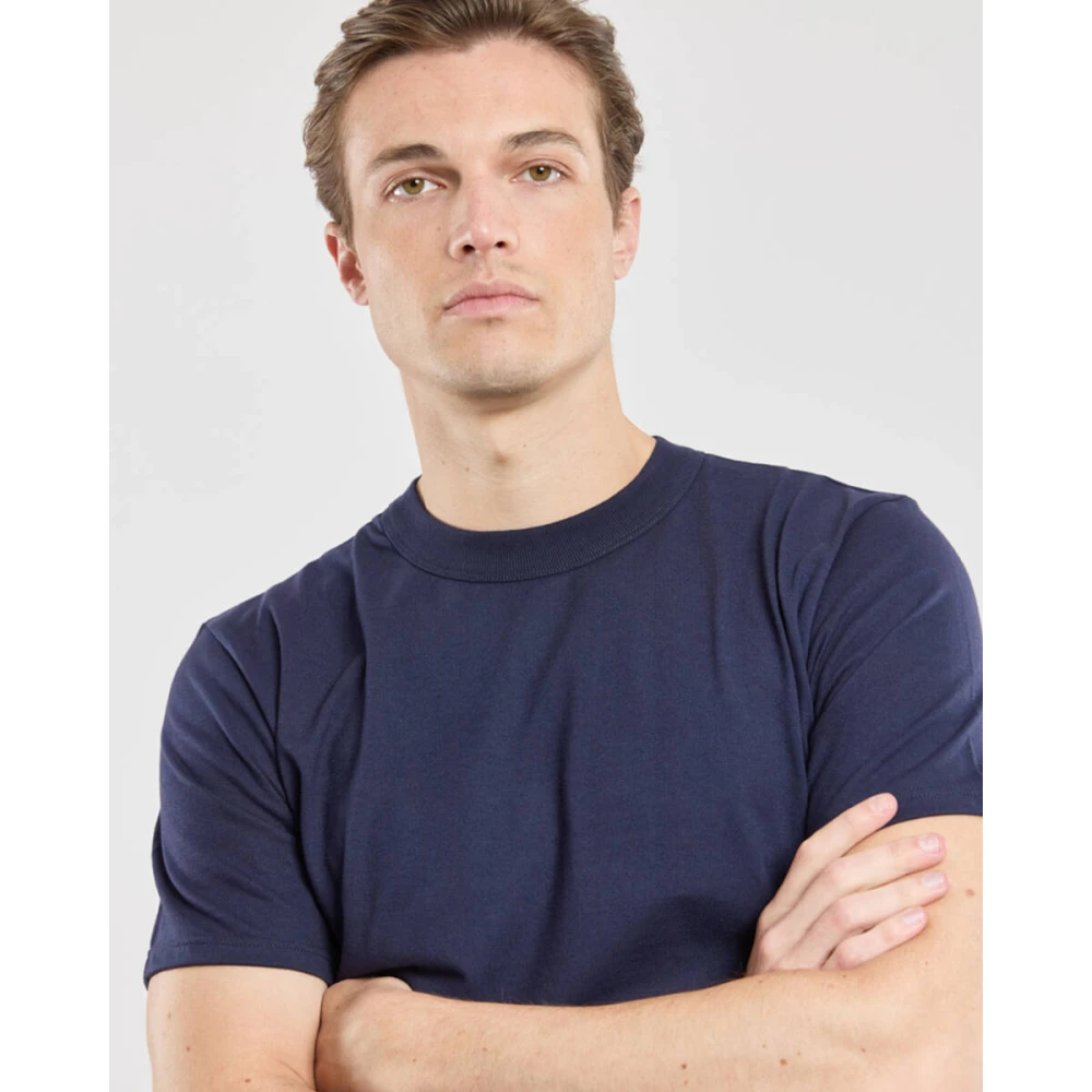 Armor-Lux Korte Mouw T-shirt Blue Heren