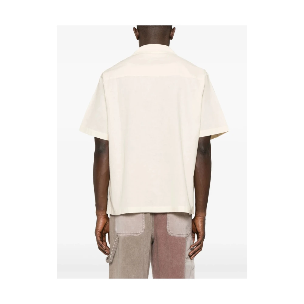 KidSuper Studios Beige Camp Kraag Shirt voor Kinderen Beige Heren