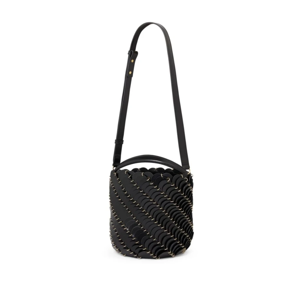 Paco Rabanne Middel Zwart Clutch Bucket Black Dames