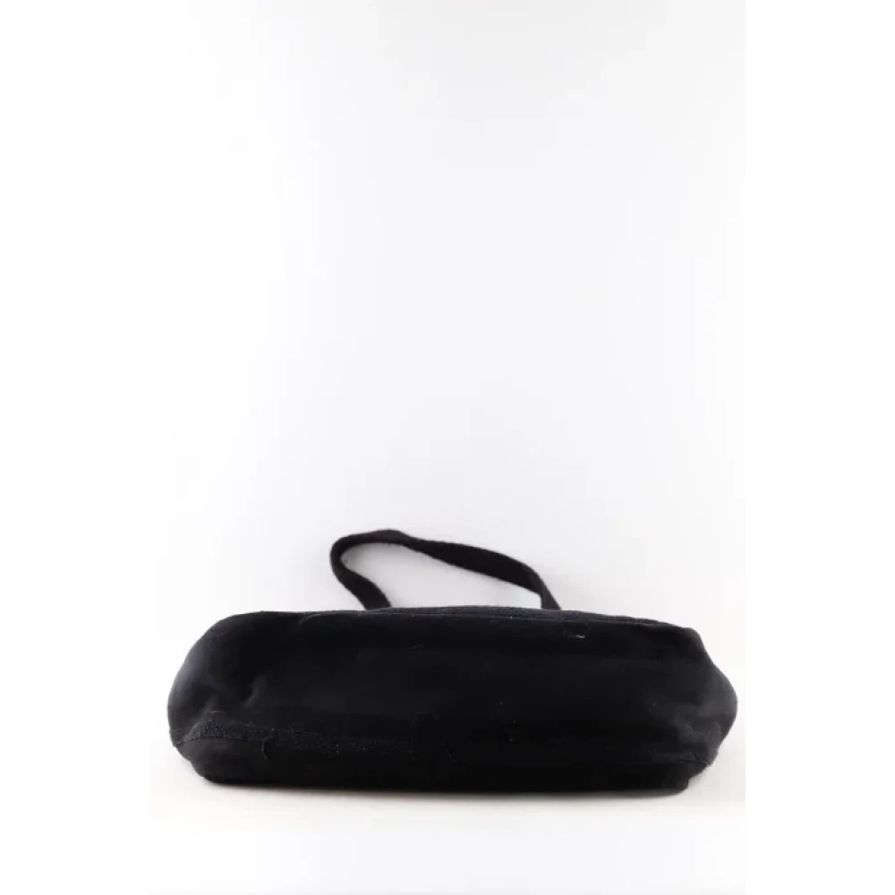 Chanel Vintage Pre-owned Cotton chanel-bags Black Dames