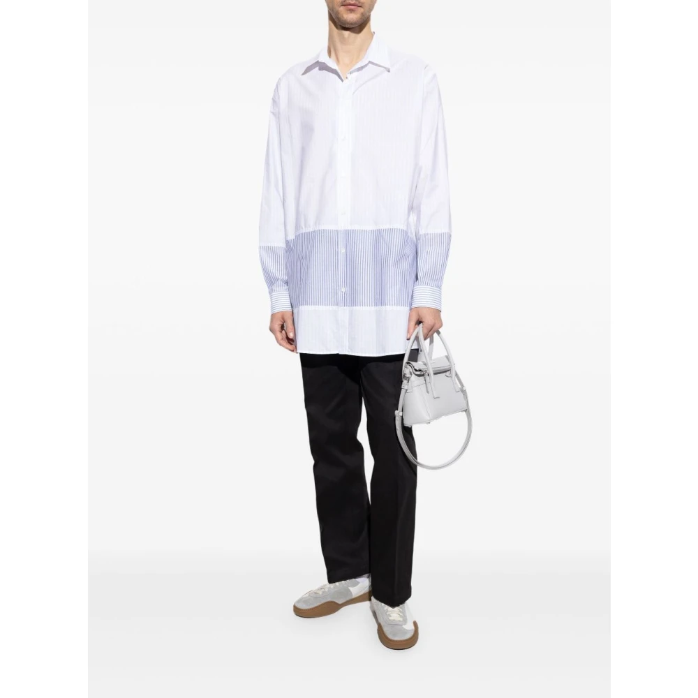 Maison Margiela Zwarte Chino Broek Skater Stof Black Heren