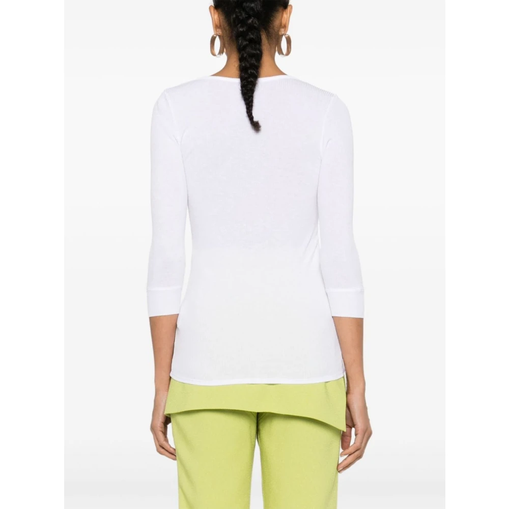 majestic filatures Witte Sweater Collectie White Dames