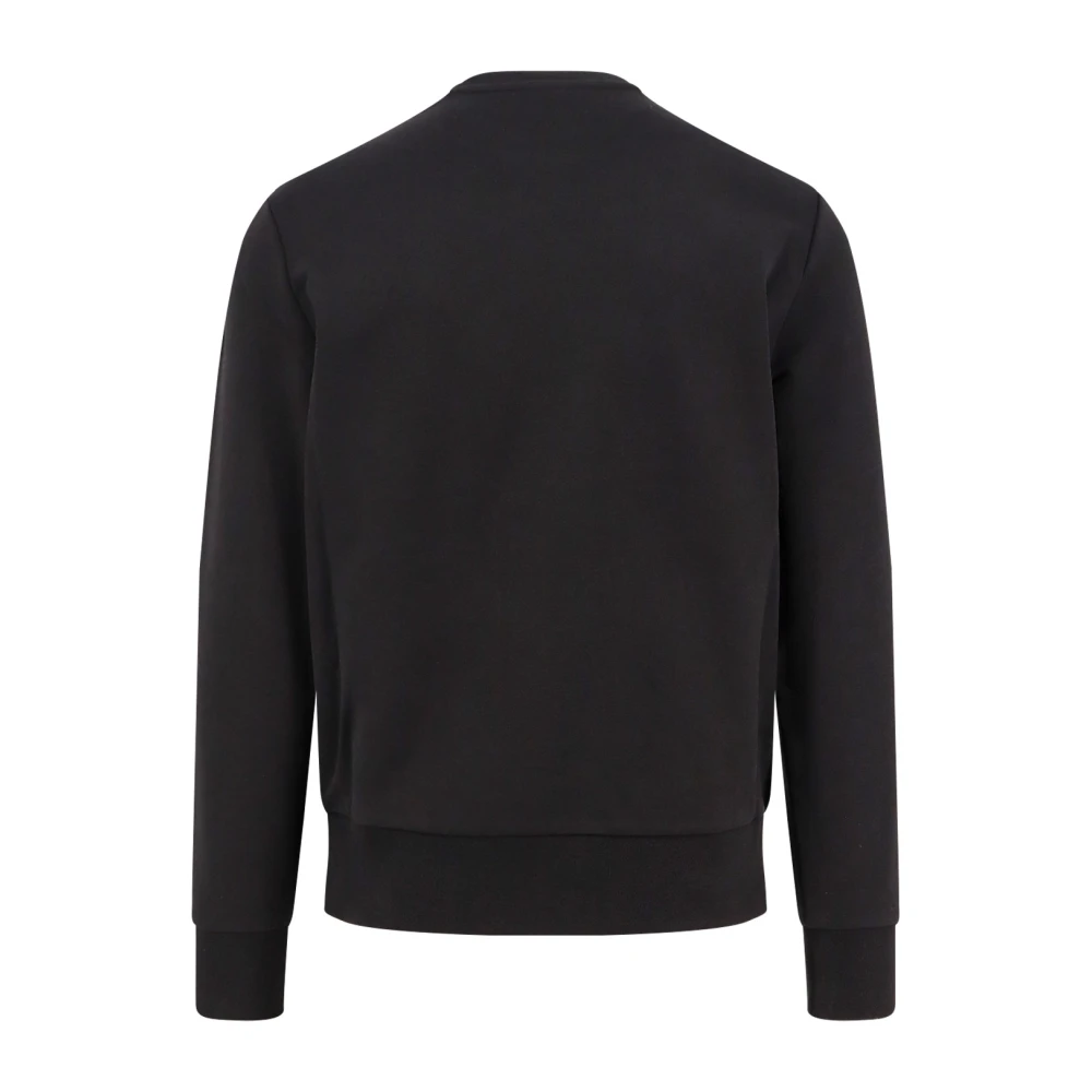 Moncler Katoenen sweatshirt met vervaagd logo Black Heren