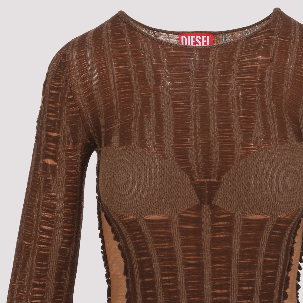 Diesel Bruine Jurk voor Vrouwen Brown Dames