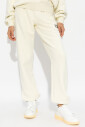 pantalon-de-jogging-creme-a-logo