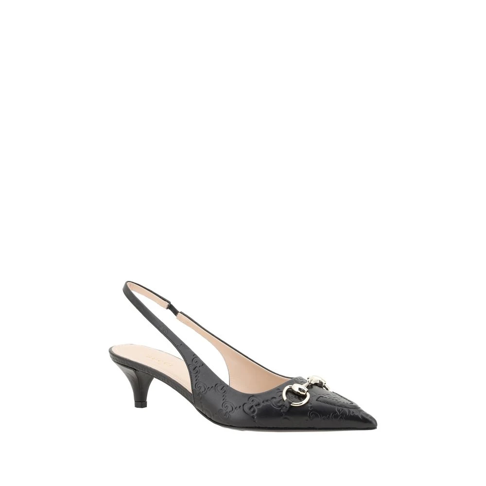 Gucci Horsebit Leren Pumps Black Dames