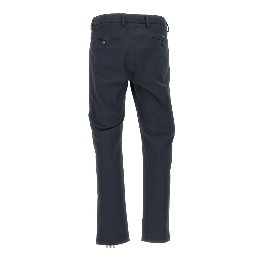 Herno Blauwe Vintage Style Broek Blue Heren